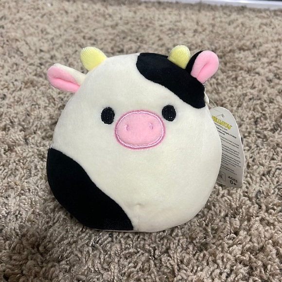 (SOLD) NWT 5” 2018 Conner the Cow Squishmallow - Picture 1 of 7